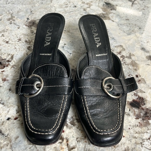 Prada Shoes - Prada mules. Pre-owned size 39.5, fits like 8.5